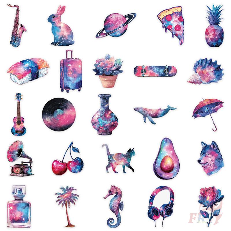 50Pcs/Set Starry Sky Art Series 01 PET Stickers Waterproof DIY Fashion Doodle Decals Stickers