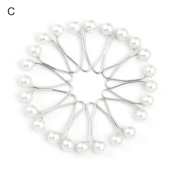 Pretty Headscarf Fixed Clips Vibrant Color Alloy Decorative