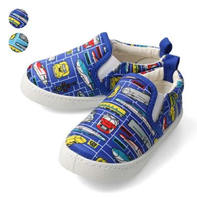 [Children's Clothing] Hungry Heart (Hungry Heart) Shinkansen Train Print Slip-ons 14cm-19cm B57599