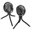 Portable Desktop Fan Rechargeable with LED Light Remote Control for Outdoor Camping Golf Cart Stroller Office Bedroom