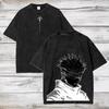 Summer Satoru Gojo Jujutsu Kaisen Unisex Washed Cotton T-Shirt