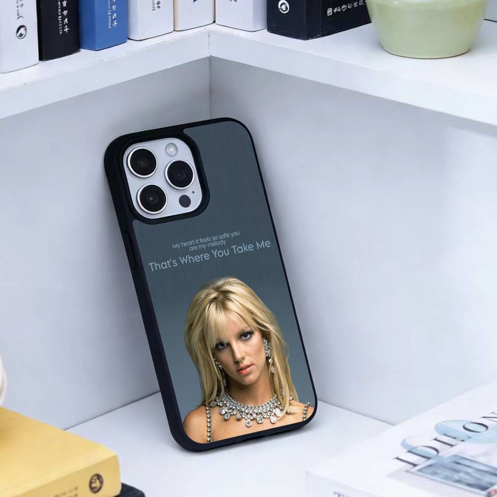 

Singer V-Britney Spears Phone Case For iPhone17,16,15,14,13 Plus,Pro Max Magnetic For Magsafe Wireless Charging iPhone14PRO
