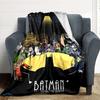 1pc Batman Universe Flannel Throw Blanket - HD Printed Lightweight Soft Warm All-Season Blanket for Sofa, Bed, Travel137
