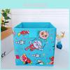 Waterproof Fabric Desktop Storage Bin With Stitch Hello Kitty Print For Kids And Teens