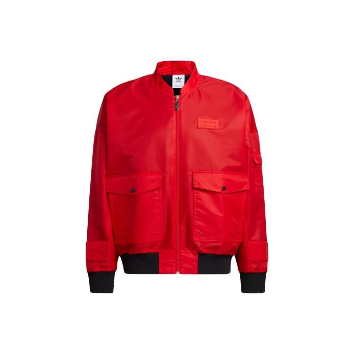 

Куртка-бомбер Adidas Originals Trefoil Ryv с несколькими карманами Мужская верхняя одежда Светло-малиновый H07082 L