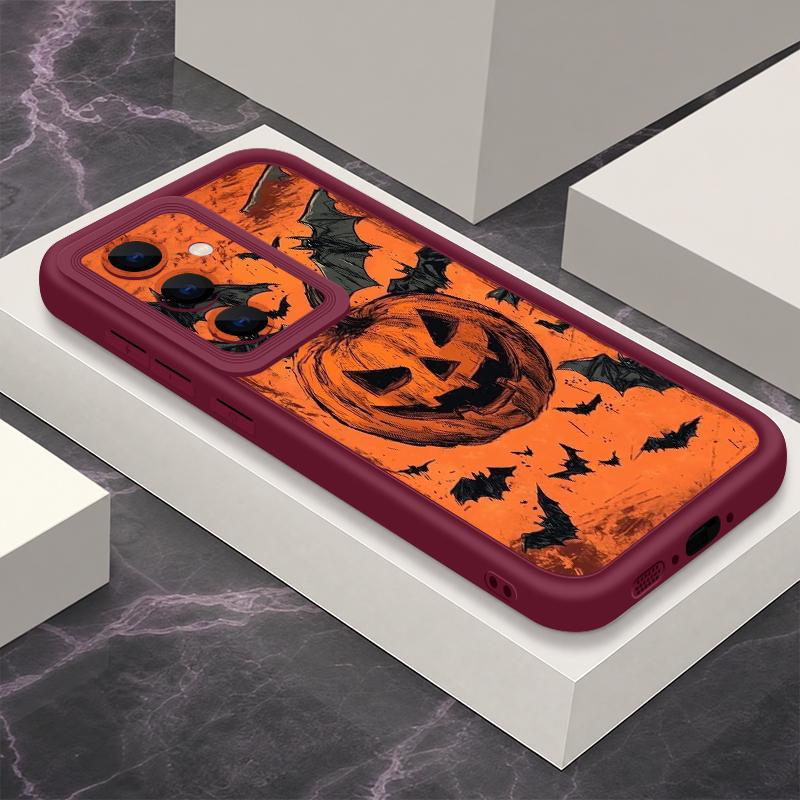 Pumpkin Lantern Ghost Halloween Case For Samsung S26 FE S25 Ultra S24 S23 S22 Plus S21 A16 A17 A18 A26 A27 A36 A37 A54 A55 A56 A57 5G Shockproof Cover