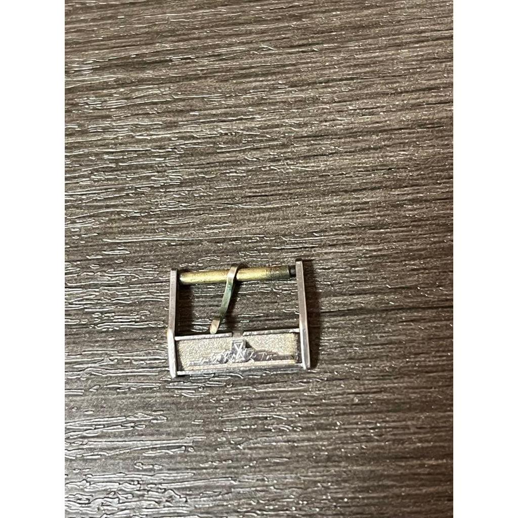 Used LONGINES watch buckle with logo engraved [20] 16mm