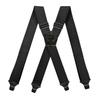 Doucharming Unisex 4-Clip Elastic Suspenders with Corn Pattern - 3.8cm