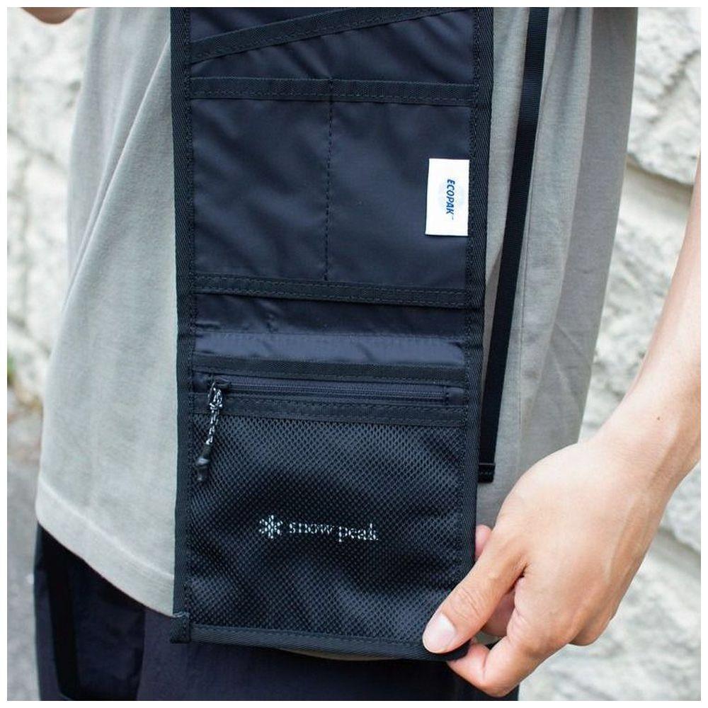 Snow Peak Pouch Ecopak Travel Pouch One BlAck Sp Ac 25su00200019 [w150 X D10 X H185  Mm ]