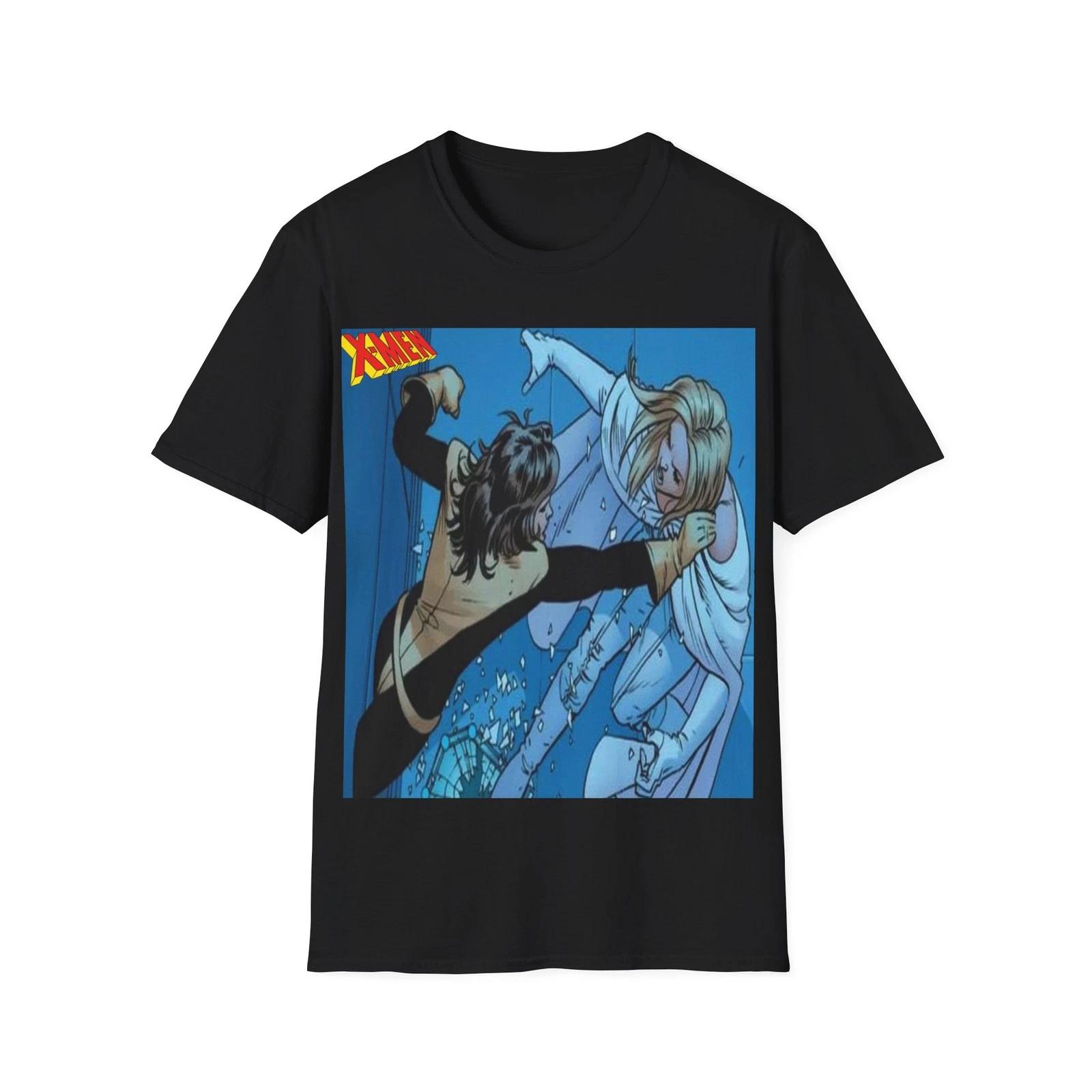 

Kitty Pryde vs Emma Frost- x men shirt duel|Marvel shirt 4XL