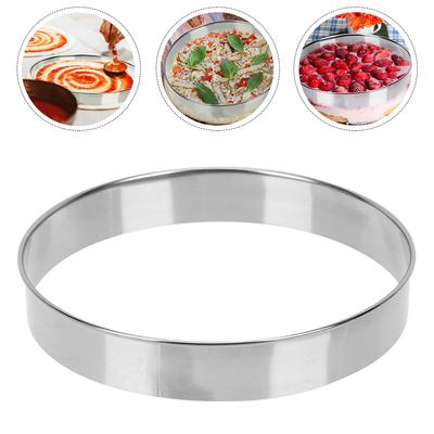Stainless Steel Pizza Stainless Steel Pizza Mold Baking Pan Kitchen Pastry Tool for Homemade Pizza Cake More