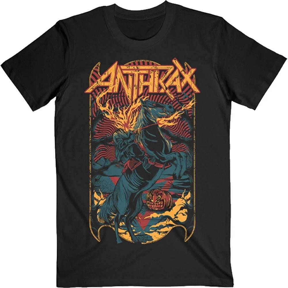 

Футболка Anthrax Headless Horseman Высококачественная Роскошь для Мужчин и Женщин Топ Y2k 2026 Лето 4XL