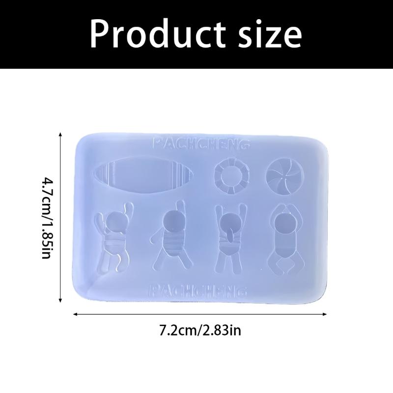 Multipurpose Silicone Jewelry Making Mold Flexible Design Crafting Moulds for Home Decorating Crafts Quick Cleanup
