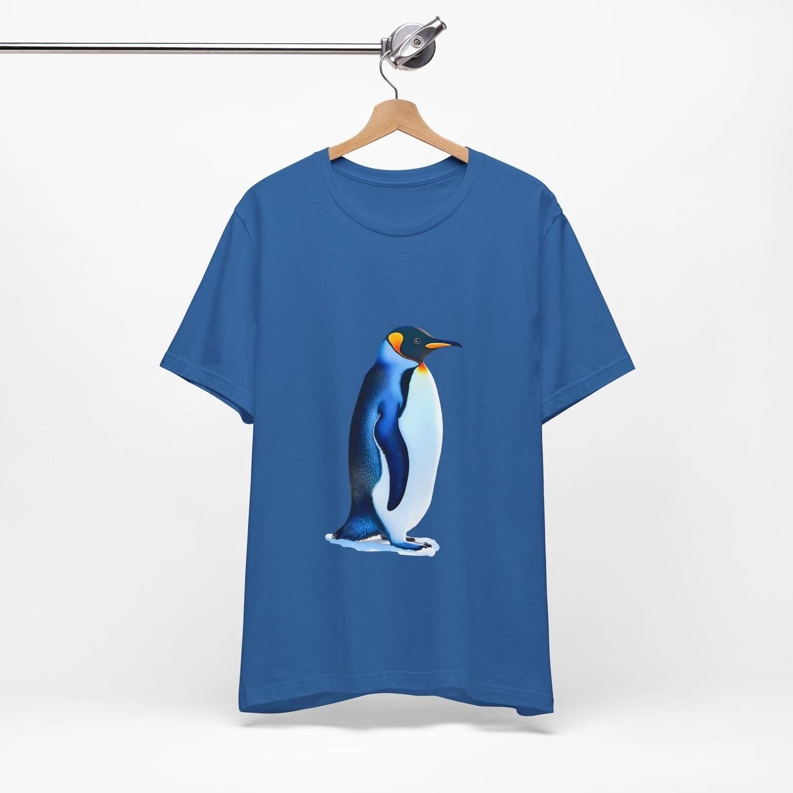 King Penguin Watercolor Wildlife Graphic Tee XXL