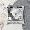 Radiohead Musik Kissenbezug Polyester Kissenbezug Dekorationen Rock Kissenbezug Bezug Zuhause Großhandel