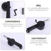 Hand-cranked Air Blower Barbecue Fan Mini Portable BBQ Grill Fire Bellows Picnic Camping Accessories Outdoor Hand Tools