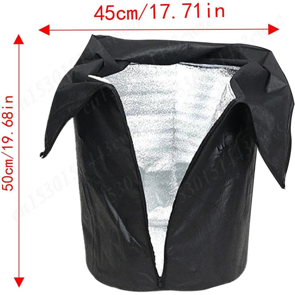 1/3 Pack Frost Protection Bags Winter Thermal Pot Protector Plant Insulation Cover Bag Anti-freeze Cover for Potted Plants