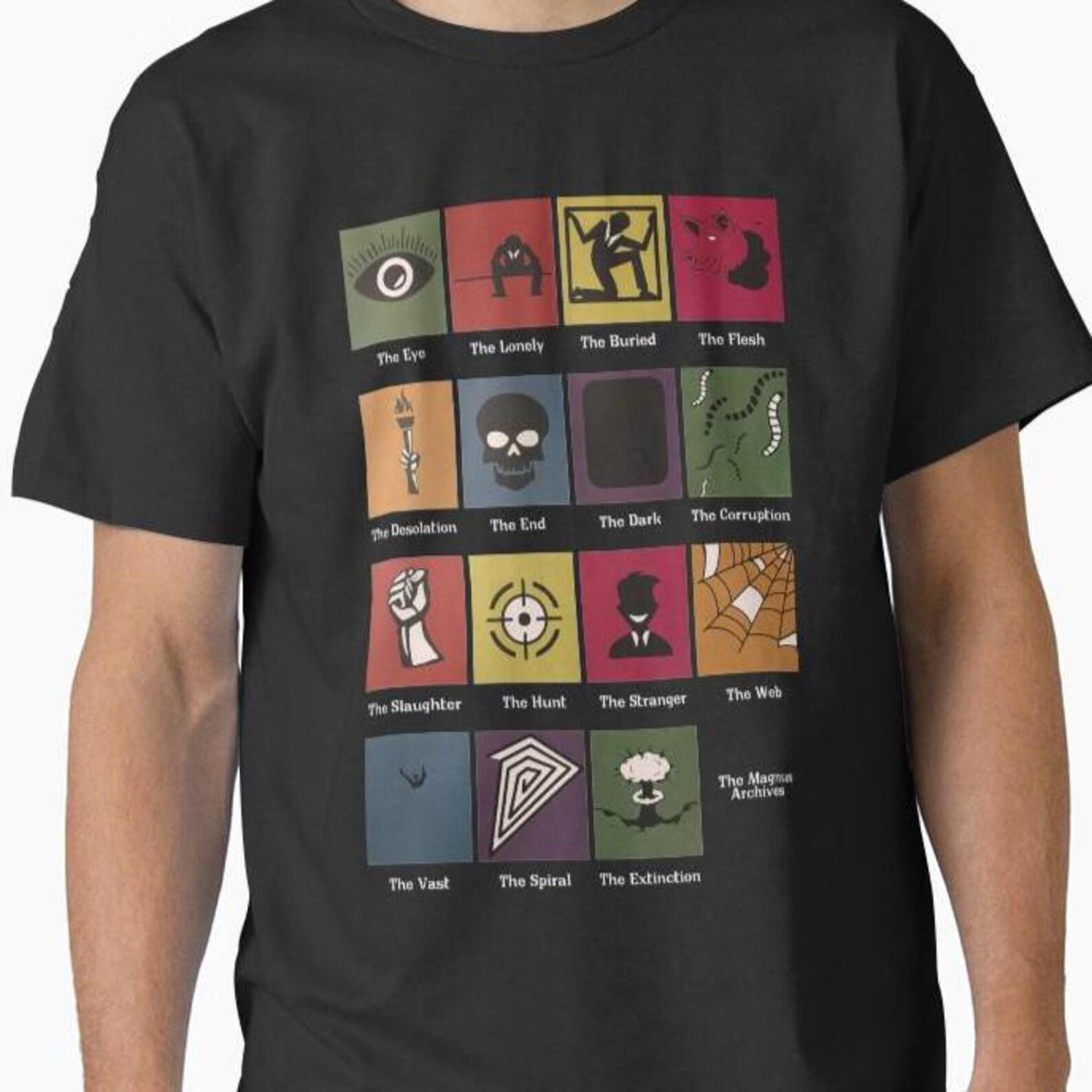 Occult Symbol Grid Tee Gildan 5000 Dark Horror Shirt L