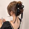 Fairy Bowknot Hair Clips Ribbon Women Ballet Art Streamer Clamp Hairpin Bow Shark Cawl Clips Girls Hair Accessories Jewelry