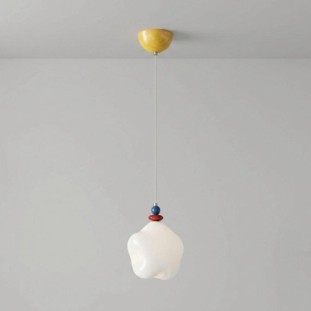 Soft Glow Pendant Lights Modern Design Star Shaped Lamp Bedside Suspension Lamps  Nursery Stars