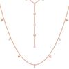Swarovski Pendant Design Necklace, Same Style for Men and Women, Couple Model, Rose Gold 5486650