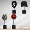 ILM Helmet Helmet Storage Hat Storage for Road Full Face Space Utilization 3-Piece Holder/Hanger, Hook, Rack, Wall-Mounted Motorcycles, Bicycles,