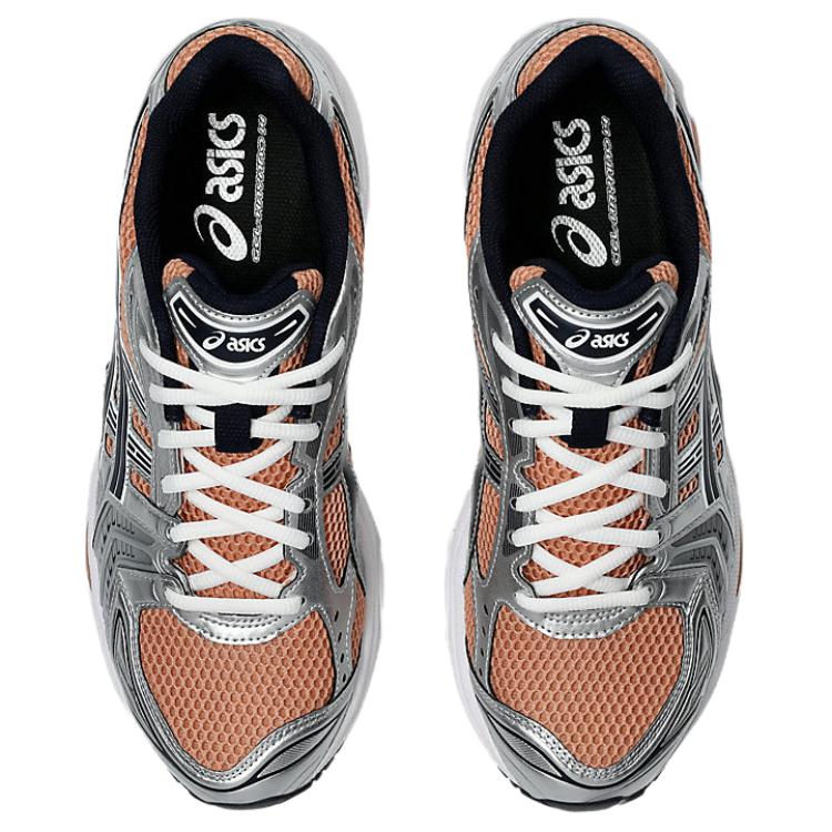 Asics Gel Kayano 14 Sepia Pure Silver Unisex Sneakers Orange 1203A537-201
