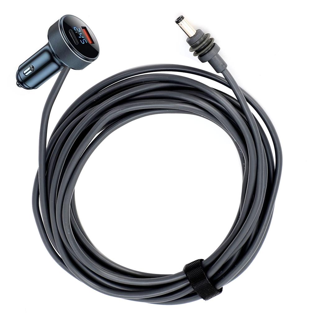 DC Car Power Cable 32.8ft Length 18AWG IP68 Water Proof DC Car Charger Power Supply Cord with