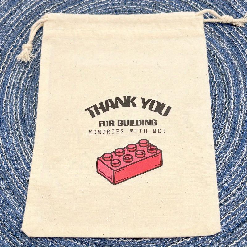 

Thank You For Building Memories With Me Bags Boy Girl 5th 6th 7th 8th Brick Or Blocks Birthday Party Decoration Gift