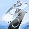 Custodia Magsafe per Huawei Pura 70 P70 Pro Plus Trasparente Elettrolitica Silicone Magnetica Ricarica Wireless Casing Cover Antiurto
