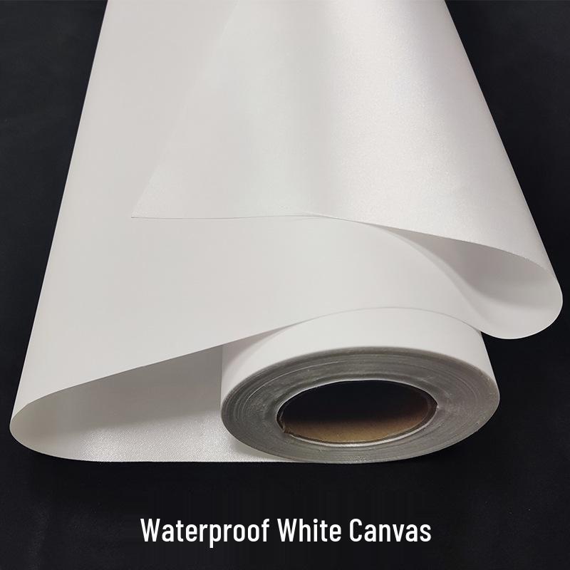 

Waterproof White Canvas Art: Photo-Ready Synthetic Fiber, Silk Luster Cloth, Oil Canvas for Outdoor Banners 0.914m