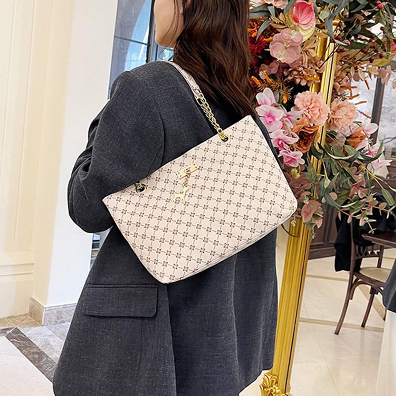 Nákupní tašky pro ženy PU kůže potištěná kabelka osobnost velká kapacita podpažní taška přes rameno designová taška