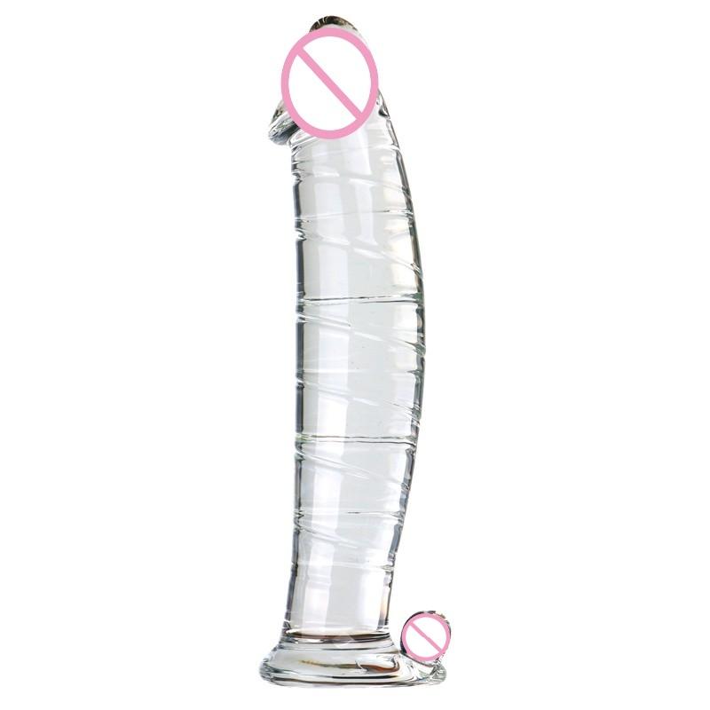 VaHppy 14 Styles Glass Phallus Artificial Penis Alien Large Dildo Sex Toys For Women Gay Anal Plugs Masturbators Adult Products