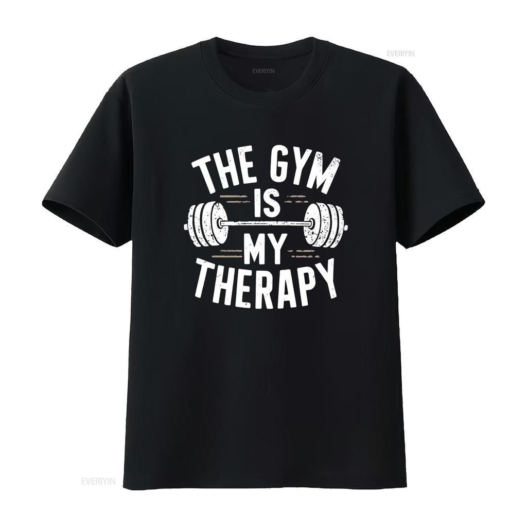 Das Fitnessstudio ist meine Therapie T-Shirt Workout Motivation Starker Geist Gewichtheben Fitness Perfekt für Enthusiasten vintage Gewaschen