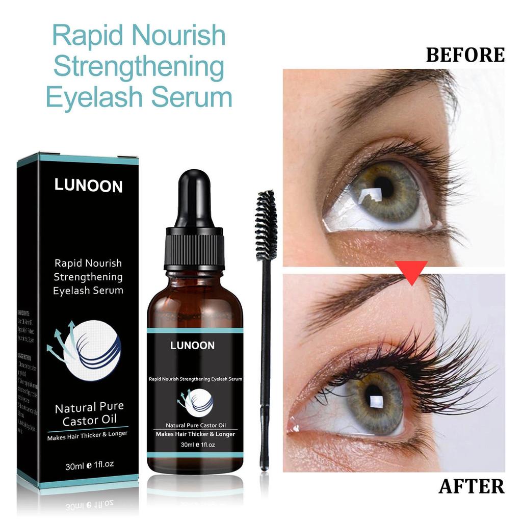 Nourishing Lash Serum – Biotin with Castor Oil and Peptide, Conditions Lashes, Prevents Breakage and Boosts Natural Lash Health