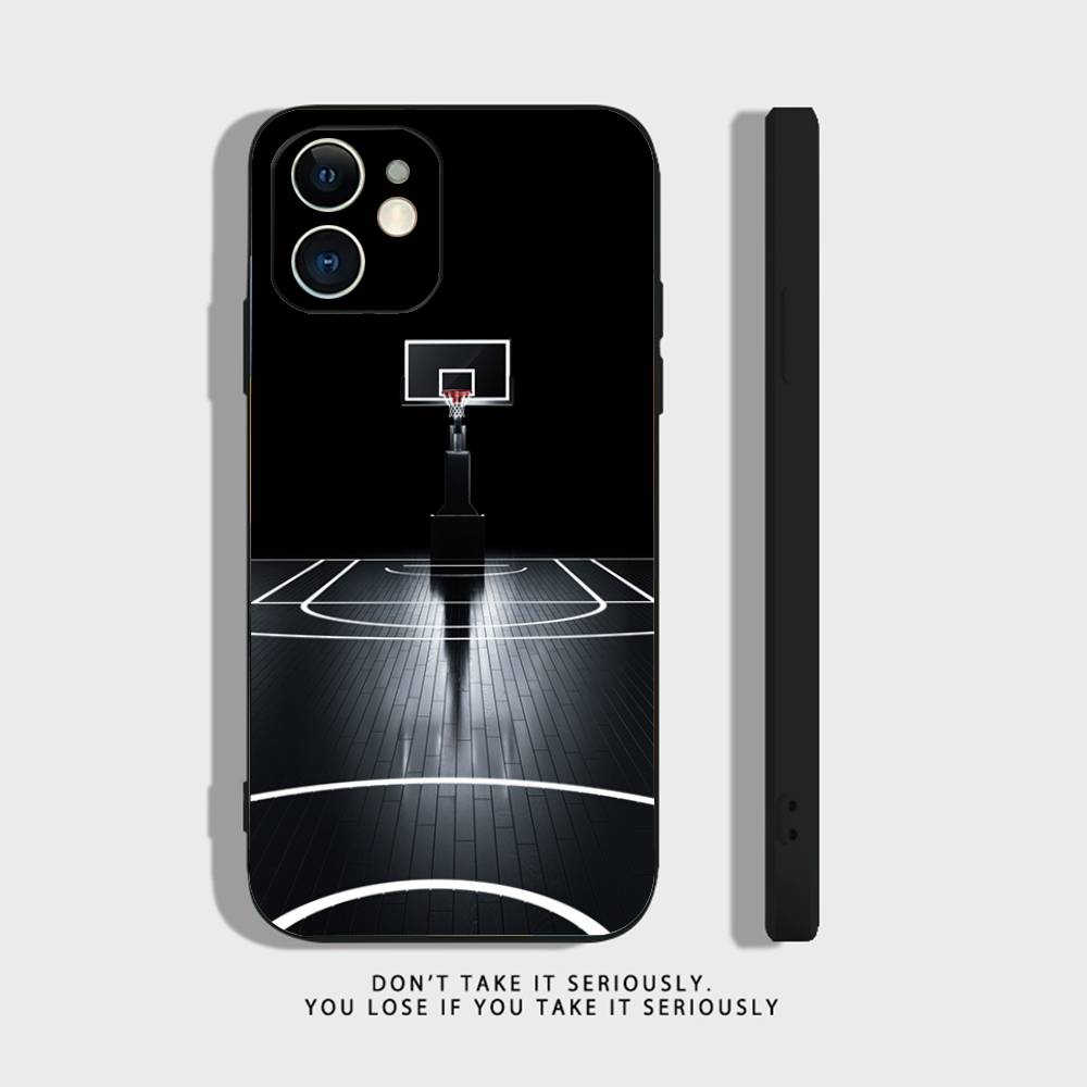 Basketball Phone Case For iPhone 17,16,15,14,13,12, J-Jordan 23,11,X,XR,XS,Plus,Mini,Pro,Max Soft black Shockproof Cover