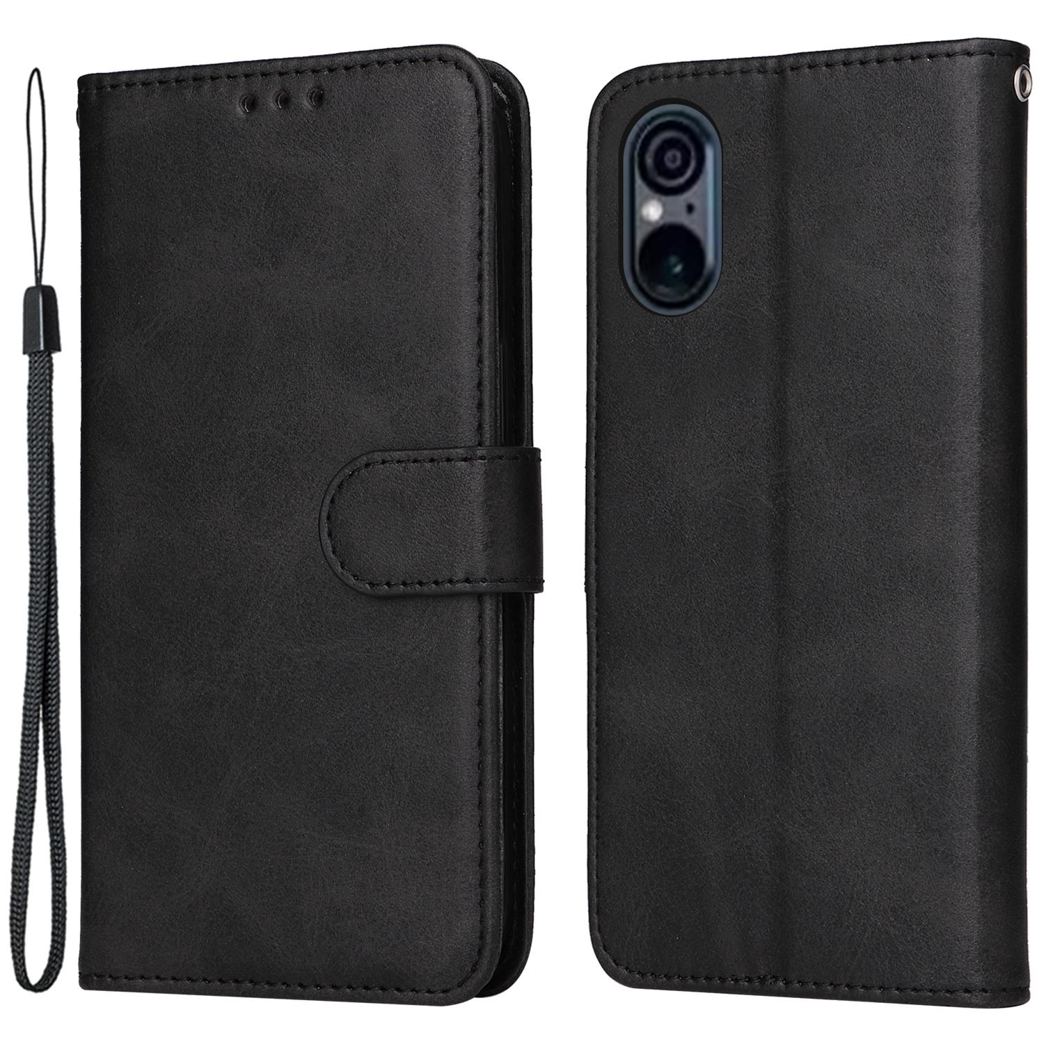 

For Sony Xperia 5 VI Case Leather Phone Cover with 3 Card Slots Wallet B