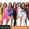 Cheerleading Uniform F1 Women's Racing Suit Tribal Cycling Jumpsuit Halloween Costume