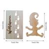 Christmas Floor Footprints Stencil Wooden Elf Stencil Decor Reusable Funny for New Year Holiday Party Decoration