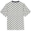 New MLB New York Yankees Overfit T Shirt Unisex Cream 3ATSM0553-50CRS