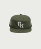 BIKE Bk Logo Pillbox Hat Khaki