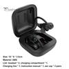 1 Pair Wireless Earbuds Long Battery Life High Clarity ABS Bluetooth-compatible 5.0 Waterproof In-ear Headphone for Running
