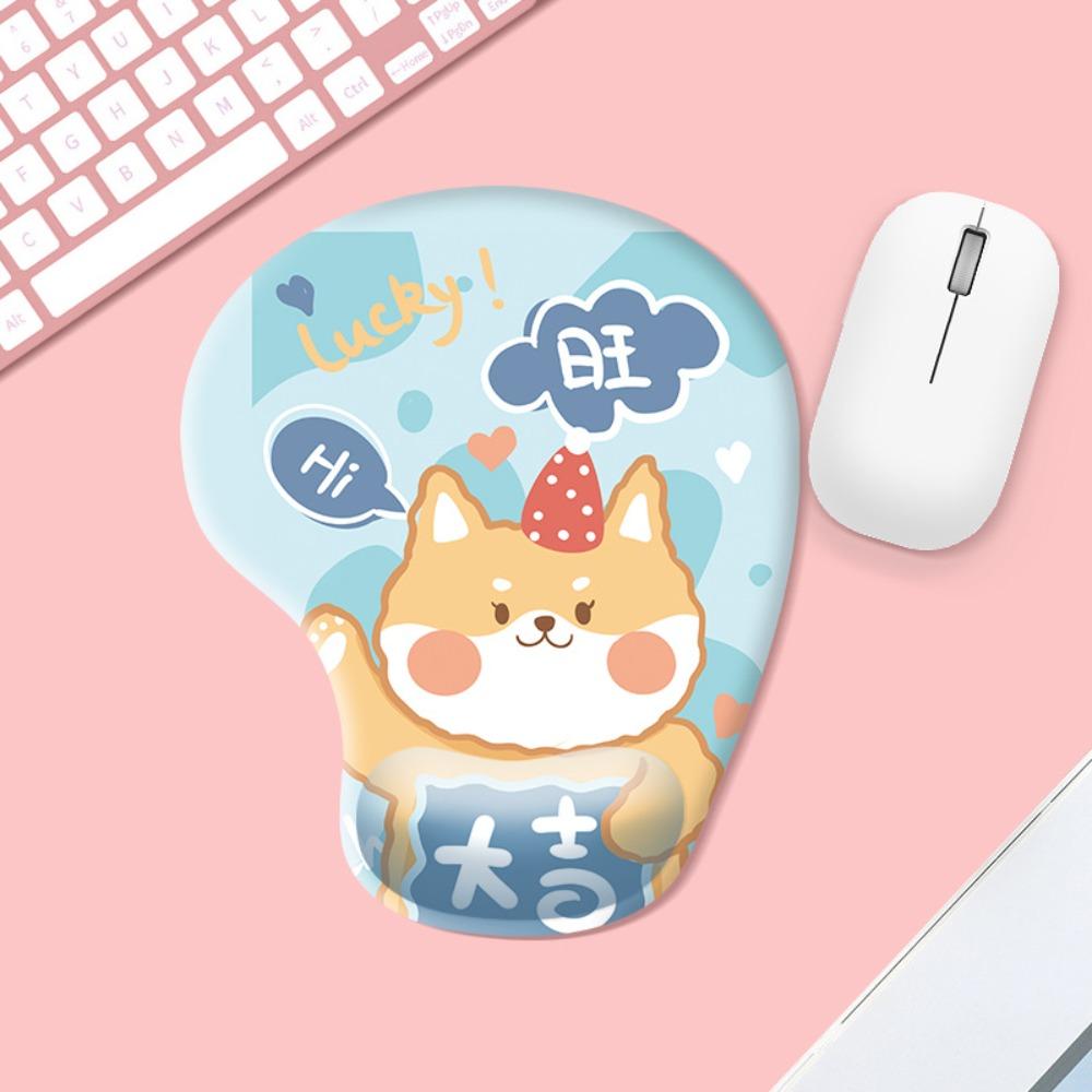 Non Slip Hand Support Mouse Mat Ergonomic Office Accessories Cartoon Wrist Rest Mousepad Office