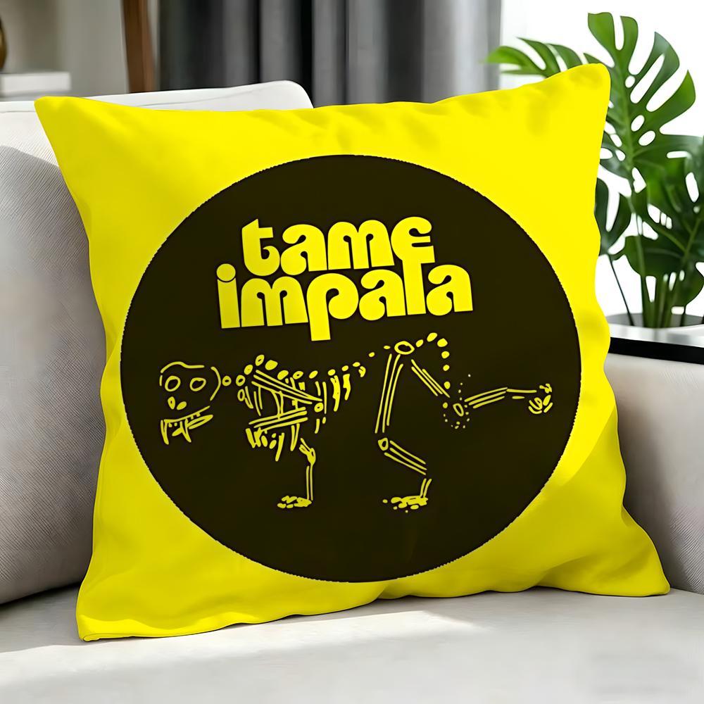 Indie Tame Impala Cushion Cover Cushion Cover Set 4Pcs 50X50 45X45 40X40 Pillowcase Decorative Sofa Home Decor