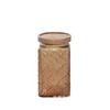 Modern Colored Transparent Glass Sealed Jar Home Coffee Beans Tea Kitchen Grains Dry Goods Storage Bottle Food Storage Container