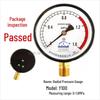 Air Tank Axial Pressure Gauge