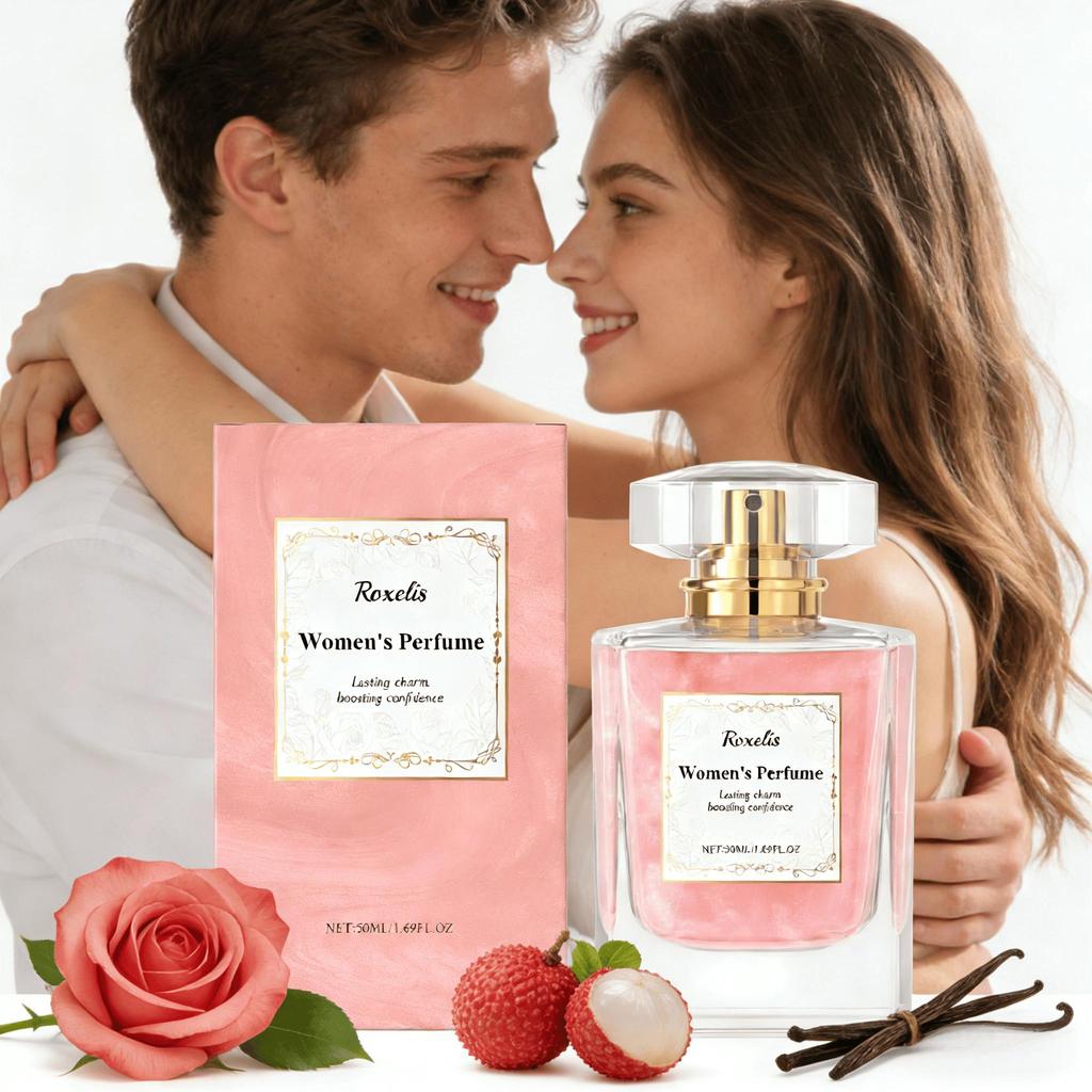 50ml Intense Rose Perfume – Elegant and romantic with long-lasting fragrance. Perfect for dates and everyday wear. A thoughtful gift for her.