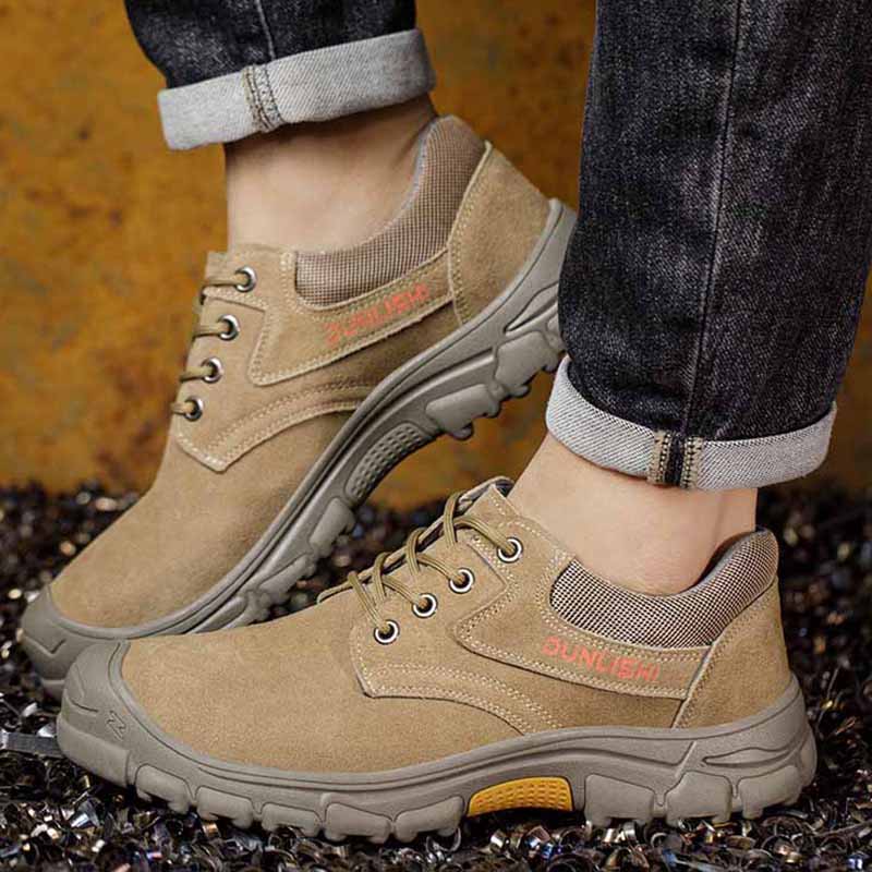

Head Safety Shoelace Steel Head Labor Insurance Shoes Men s Electric Welding Anti-scalding Anti-smashing Piercing Steel Bag 41