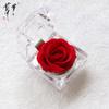 Preserved Crystal Rose Acrylic Flower Gift Box for Valentine's Day Confession