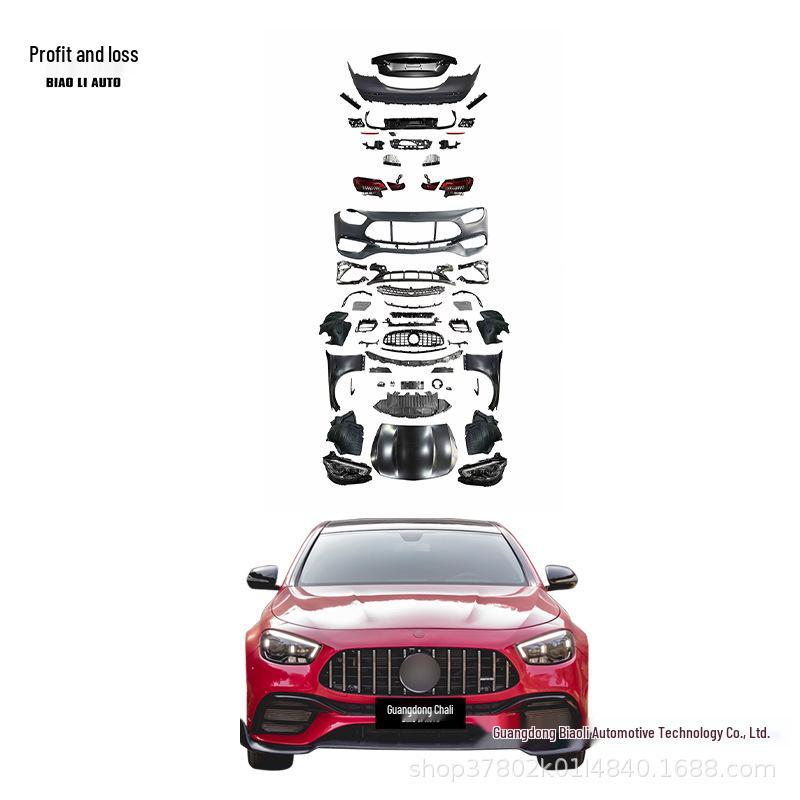 Compatible Wide Body Kit for Mercedes-Benz E-Class W213: Fits 2017-2020 Models and 2021 E63 AMG